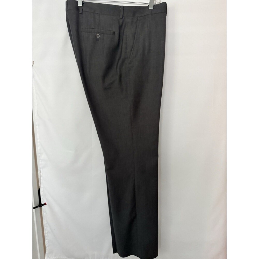 Kenneth Cole Reaction Men's Dress Pants 44R 37 Waist Gray